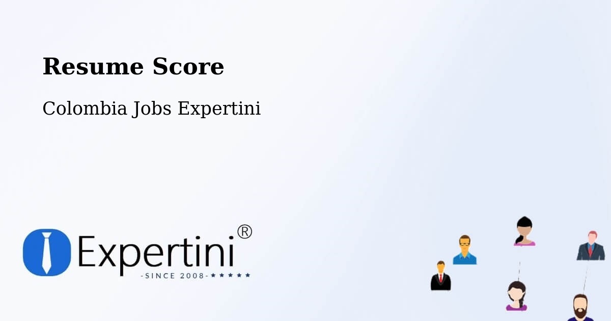 Resume Score & Job Description Match Tool – Espinal - Colombia Jobs Expertini